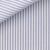 Popeline Rayé Bleu
