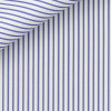 Twill Rayé Bleu