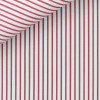 Twill Rayé Rouge