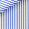 Popeline Rayé Bleu