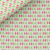 Popeline Motif Vert