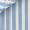 Popeline Rayé Bleu