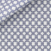Popeline Motif Bleu