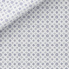 Popeline Motif Bleu