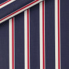 Twill Rayé Bleu