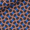 Popeline Motif Marron