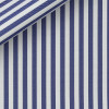 Twill Rayé Bleu