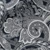 Popeline Motif Bleu