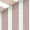 Chambray Rayé Marron
