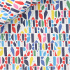 Popeline Motif Vert