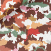 Popeline Motif Vert