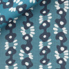 Mousseline Motif Bleu