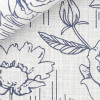 Lin Motif Bleu