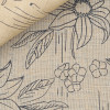 Lin Motif Marron