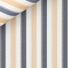 Twill Rayé Bleu