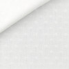Jacquard Blanc
