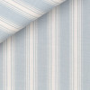Chambray Rayé Bleu