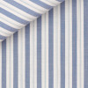 Chambray Rayé Bleu