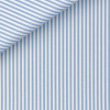 Popeline Rayé Bleu
