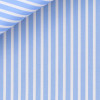 Popeline Rayé Bleu