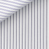 Twill Rayé Bleu
