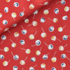 Popeline Motif Rose