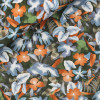 Popeline Motif Vert