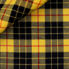 Flanelle Carreaux Jaune Noir