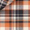 Twill Carreaux Marron