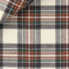 Twill Carreaux Marron