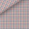 Twill Carreaux Marron Bordeaux