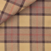 Twill Carreaux Marron Bordeaux