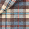 Twill Carreaux Marron Vert