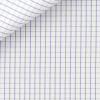 Popeline Carreaux Bleu