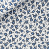 Popeline Motif Bleu