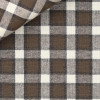 Flanelle Carreaux Marron