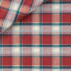 Flanelle Carreaux Rouge Bleu