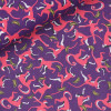 Mousseline Motif Violet
