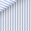 Popeline Rayé Bleu