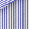 Popeline Rayé Bleu