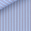 Popeline Rayé Bleu