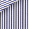 Popeline Rayé Bleu