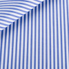 Popeline Rayé Bleu