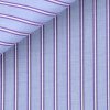 Popeline Rayé Violet