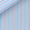 Popeline Rayé Bleu