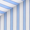 Popeline Rayé Bleu