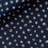 Popeline Motif Bleu