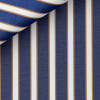 Popeline Rayé Bleu
