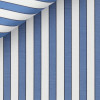 Popeline Rayé Bleu