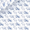 Twill Motif Bleu